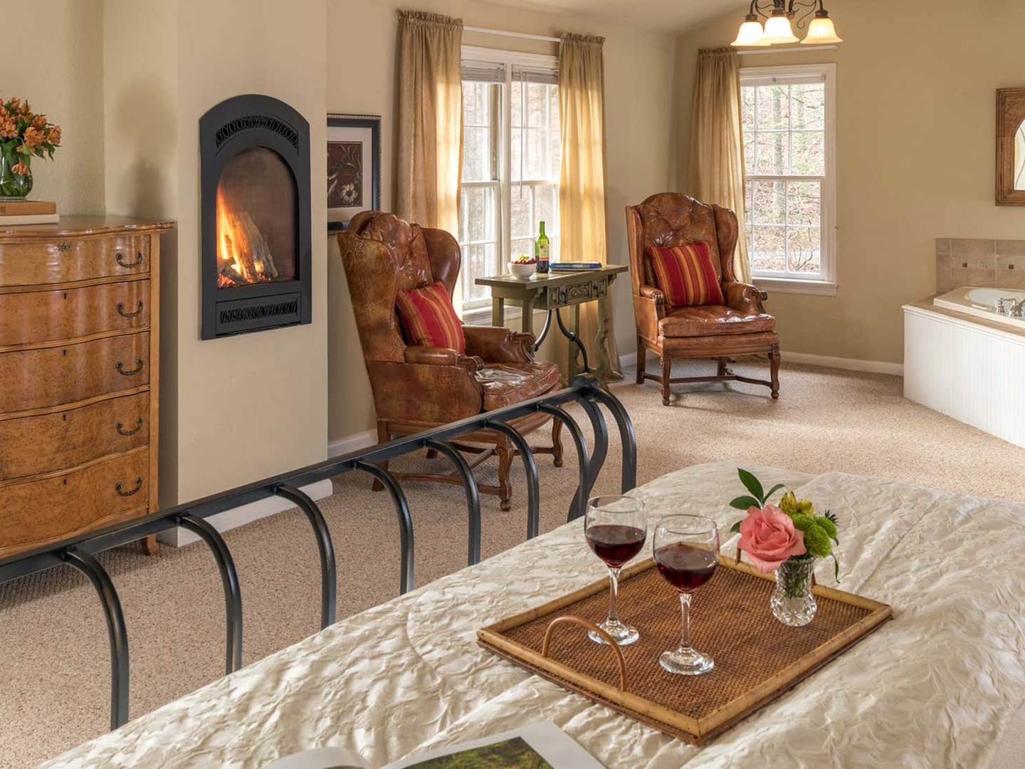 Waynesville North Carolina Bed and Breakfast Inn The Yellow House Bed